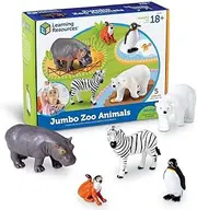 Learning Resources Jumbo Zoo Animals, Multi, LER0788