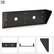 2U Network Vertical Rack Bracket Wall Mount or Under Desk Tapped Rails Server