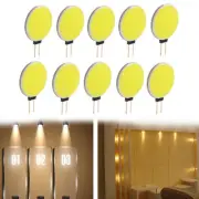 180 Degrees G4 COB LED Chip Bead DC 12V Round Lamp Panel White Light Fit Car