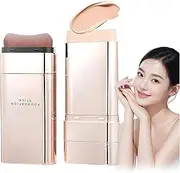 Dual Ended Eraser Foundation Stick, 3 In 1-Luxury Anti-Wrinkle Foundation Stick, Vivien Beauty FoundationStick, Korean Hydrating Lightweight FoundationStick with Brush (nature)