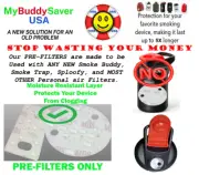 MyBuddySaver-SMOKE HUNTER 1.0 replaceable PRE-FILTERS personal air filter (3)