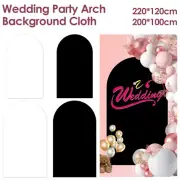 Wedding Arch Cover 7.2×3.9FT / 6.56×3.28FT Arch Backdrop Cover Double NXX