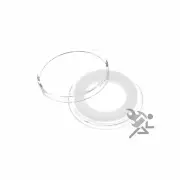 (25) Air-tite 17mm White Ring Coin Holder Capsules