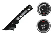 SAAS pillar pod pyro oil pressure gauges for Mitsubishi Triton MQ MR