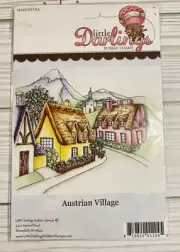 New Little Darling Rubber Stamp Austrian Village Country Unused DIY Scrapbooking