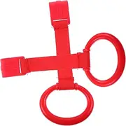 SECFOU 2pcs Toddler Pull Tab Baby Bed Hanging Ring Safe Learning Stand-up Pull Ring