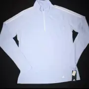 ADIDAS Women's French Terry 1/4 Zip Golf Pullover Top. NEW WITH TAGS.