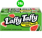 Wonka Laffy Taffy Watermelon- 1.5oz (Pack of 24)