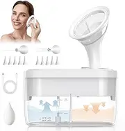 Kisfam Ear Cleaner Ear Wax Removal, Safe & Effective Ear Wax Removal, Ear Wax Removal Kit with Automatic Sewage System, 4 Pressure Settings, 10 Tips, Ear Irrigation Ear Cleaning White