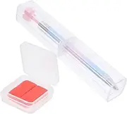 WRITWAA 1 Set Nail Art Dotting Pen with Rhinestone Picker for Manicure and Art Easy to Use Wax Pencil Tool for Precision Gem