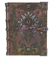 Magic Book Mythical Storage Box Container Prop Resin Halloween Fairytale Decor