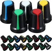 CHILDWEET 50pcs Guitar Volume Control Knobs Potentiometer Knob Caps for Audio Effect Control for Electric Guitar Performance