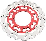 Motorcycle 270mm 320mm Front Floating Disc Brake Disc Fit For YAMAHA YZ125 YZ250 YZ250F YZ250FX YZ250X YZ400F YZ426F YZ450F 1998-21(YMH-320mm Red)