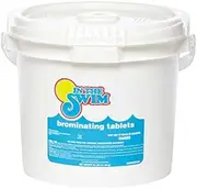 In The Swim 1 Inch Bromine Tablet Sanitizer for Spas, Hot Tubs, or Swimming Pools - Pre-Stabilized, Low Odor, Chlorine Alternative - 61% Available Bromine - 25 Pounds