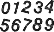 COHEALI 10Pcs Replaceable Self Adhesive House Numbers Modern Door Stickers for Mailboxes Offices and Rooms Easy to Read for Home Address Display