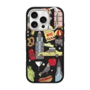 iPhone 16 Pro Impact Ring Stand Case MagSafe Compatible New York by Megan McKean