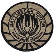 New Battlestar Galactica BST 39 Triton Large Shoulder Patch - 1134