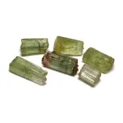 Natural 3.3ct Multi Rough Tourmaline Pencil Pieces Small Gemstones