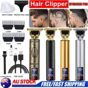 Upgraded T-Blade Zero Gapped Cordless Clipper Men Electric Hair Beard Trimmer AU