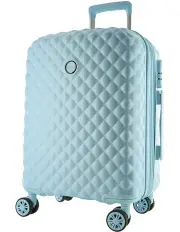 [PIERRE CARDIN] Belle Cabin Hard Shell Suitcase in Blue