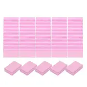 20pcs Nail Buffers 100/180 Grit Mini Nail Sanding Blocks Set Pink