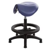 在飛比找momo購物網優惠-【GXG 吉加吉】小馬鞍 工作椅 可前傾 塑膠腳+踏圈(TW