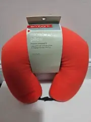 BRAND NEW Embark Microbead Travel Neck Pillow Orange - 11" L x 10" W