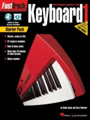 FastTrack Keyboard Book 1 Starter Pack Piano Method Book with Audio 000264734