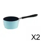 2 Milk Pan Non Stick Small Saucepan for Induction Cooker
