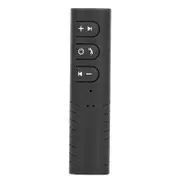Sports Bt Headphone Receiver Adapter Earphone Audio Wireless Receptor With Microphone Clip Black
