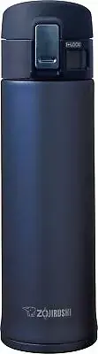 Zojirushi Stainless Steel Mug, 16oz, Smoky Blue 16.0 ounces