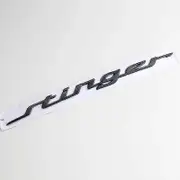 35.5cm Letter Emblem Badge Car Body Rear Trunk Sticker Decoration For Stinger Gt 2018 2.0t 86311-j5100 / 86311j5100 Black