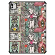 iPad Pro 11-inch (M4) iPad Impact Case vintage valentine kitsch iPad