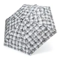 在飛比找樂天市場購物網優惠-Hello Kitty 造型折疊傘-黑，雨傘/雨具/晴雨兩用