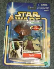 Star Wars Saga - Attack of the Clones YODA, JEDI MASTER 2002 Figure Hasbro