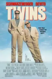 TWINS Movie POSTER 11 x 17 Arnold Schwarzenegger, Danny DeVito, Kelly Preston, B