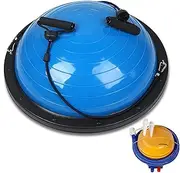 Balance Ball,Exercise Ball Wobble Board,Exercise Workout Trainer,Inflatable Yoga Ball,Balance Trainer,Workout Half Balance Ball,Strength Fitness Ball,for Stability Training