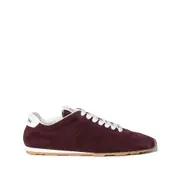 [Miu Miu] Miu Miu Plume Suede Sneakers 39 IT RED