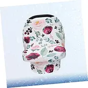 MERRYHAPY Baby Stroller Cover Lactation Shield Flower Print Super Lightweight Windproof Rainproof Essential Accessory