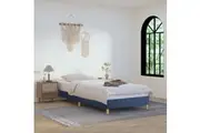 DREAMO Steel Bed Base Blue Single