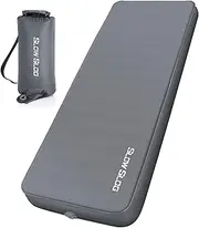 Single Self-Inflating Sleeping Pad Camping Mat for Camping -Gray