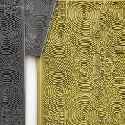 ABSTRACT Texture Mat for Polymer clay | Flexible Texture Stamp |