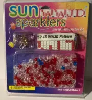 Darice Sun Sparklers~ Beaded Suncatcher Kit WWJD~Makes 1