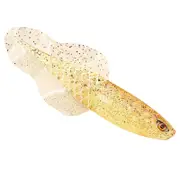 Chasebaits 4.25 Inch 110mm Flacid Shad Baits Soft Plastic Fishing Lures - Gold Shiner