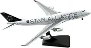 Pre-Built Model Aircraft 1:400 17CM Luxury Model Collectible Airplanes Thai Airways for Boeing B747-400 HS-TGW Static Replica Aircraft Miniature Airplane Model