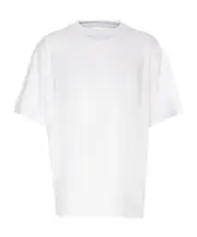 numbers-print T-shirt S White