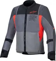 Alpinestars ST-2 Air, textile jacket , color: Grey/Dark Grey/Black/Light Red , size: XXL