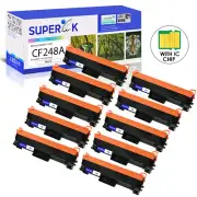 10 Pack Black CF248A 48A Toner for HP LaserJet MFP M28W M28A M29W 1,000 Pages