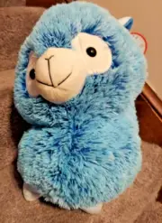 PEEK A BOO Alpaca Liama 15” Plush soft pretty blue BRAND NEW