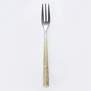 Futagami Handcrafted Brass & Silver Salad Fork with Ihada Finish